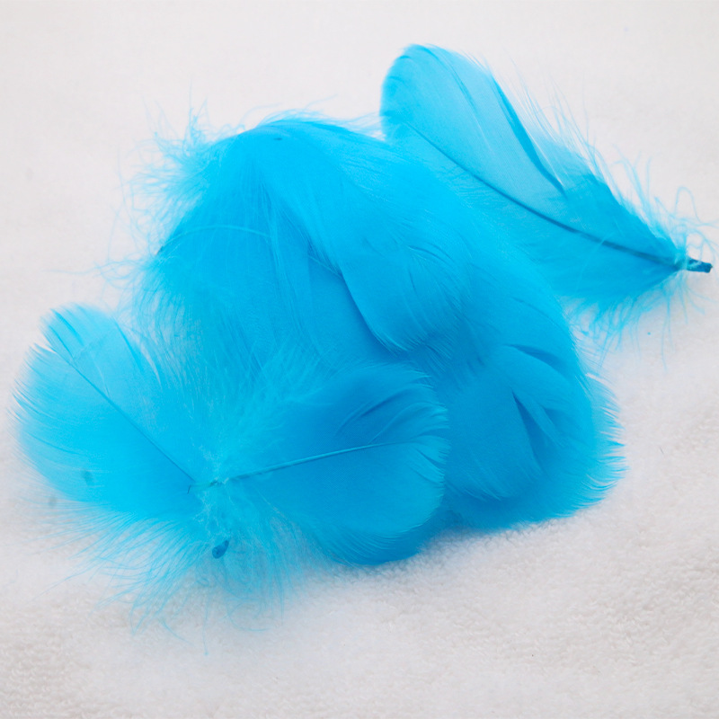 Picture of diy handmade color floating feather goose feather dream catcher wave ball gift box filling decoration materials