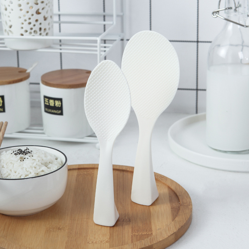 Picture of Japanese spoon rice creative simple rice spoon vertical non-stick rice spoon self-supporting non-dirty
