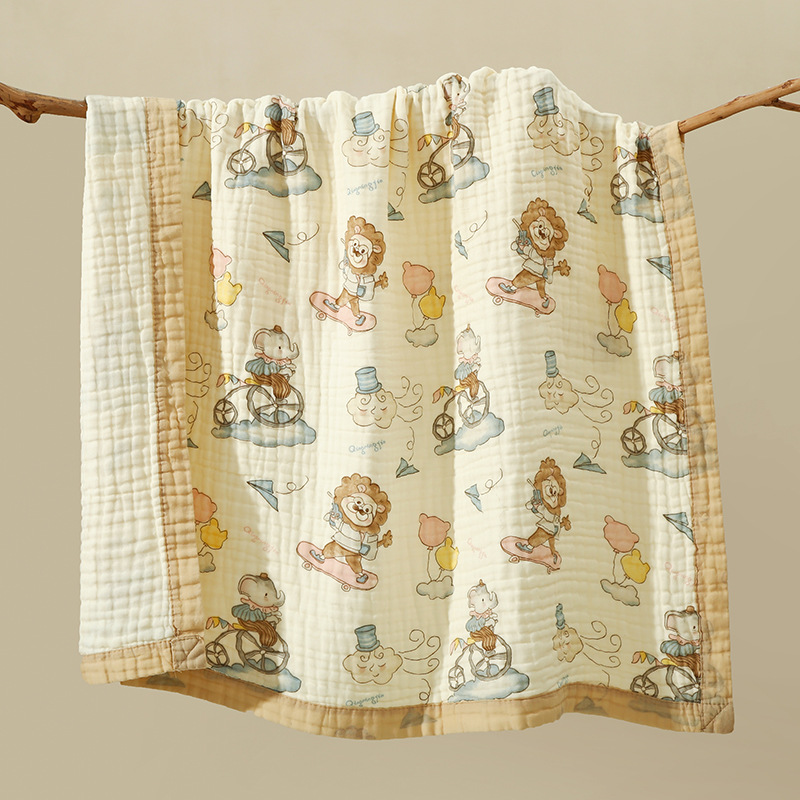 Picture of Gauze Bath Towel Cotton Enlarge Baby Blanket Children's Blanket Class A Six-layer Gauze Newborn Baby