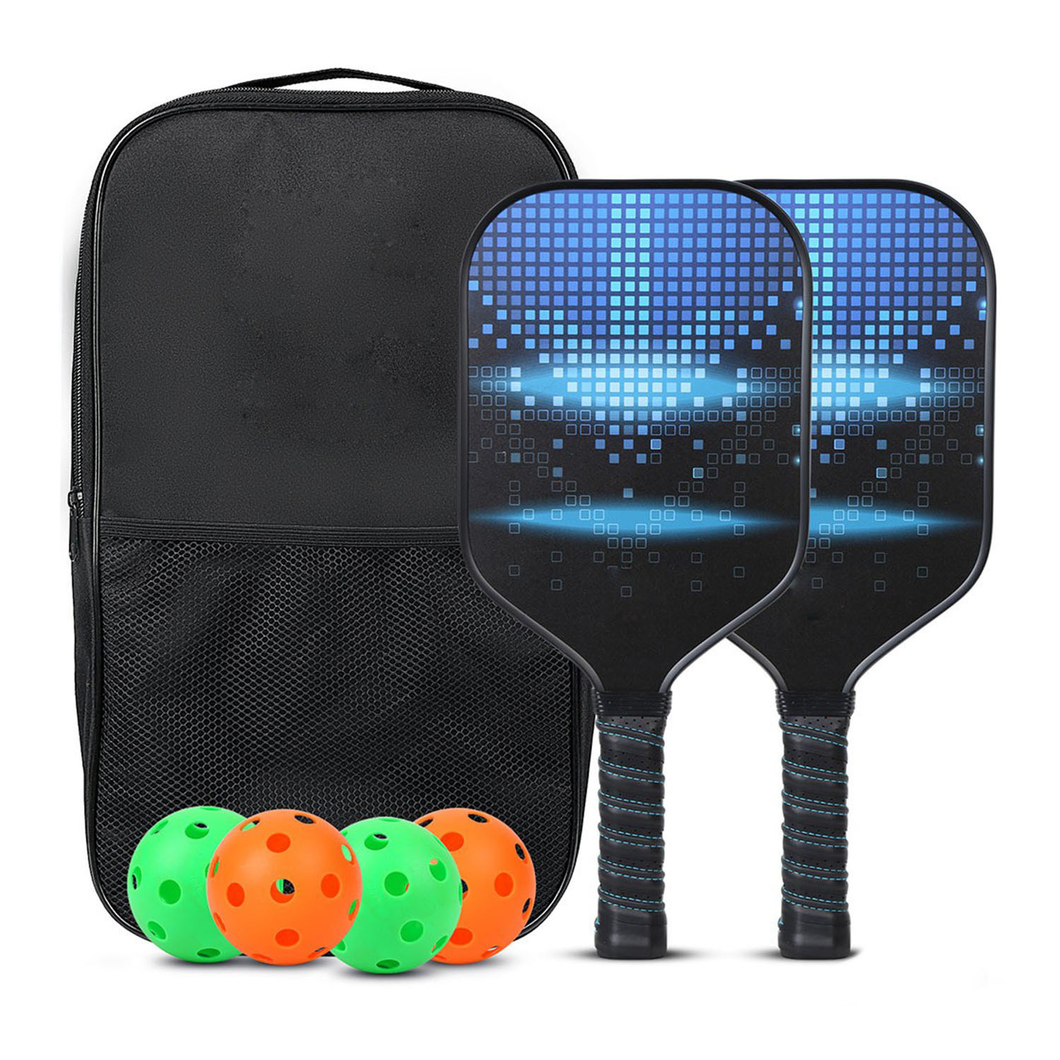 Picture of Glass fiber Yiwu pick racket set outdoor sports pick racket a generation of Pickleball Paddles