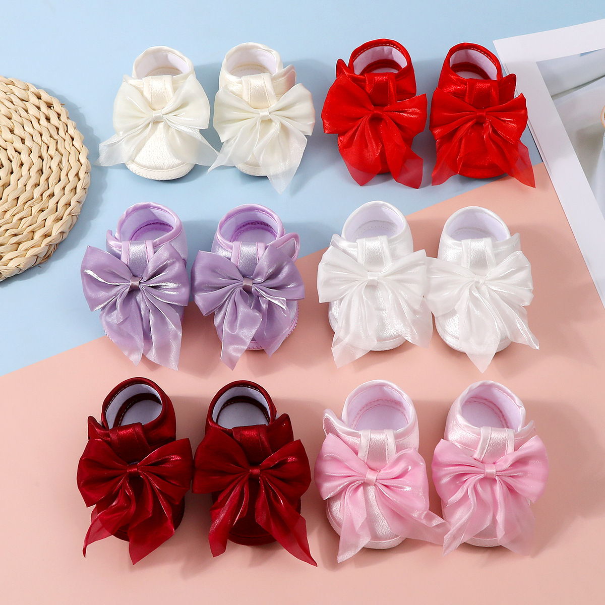 0-12 Months Baby Shoes Soft Sole Thin Autumn Style Closed-Toe Baby T-Strap Spring and Autumn Warm Children's Cotton Shoes