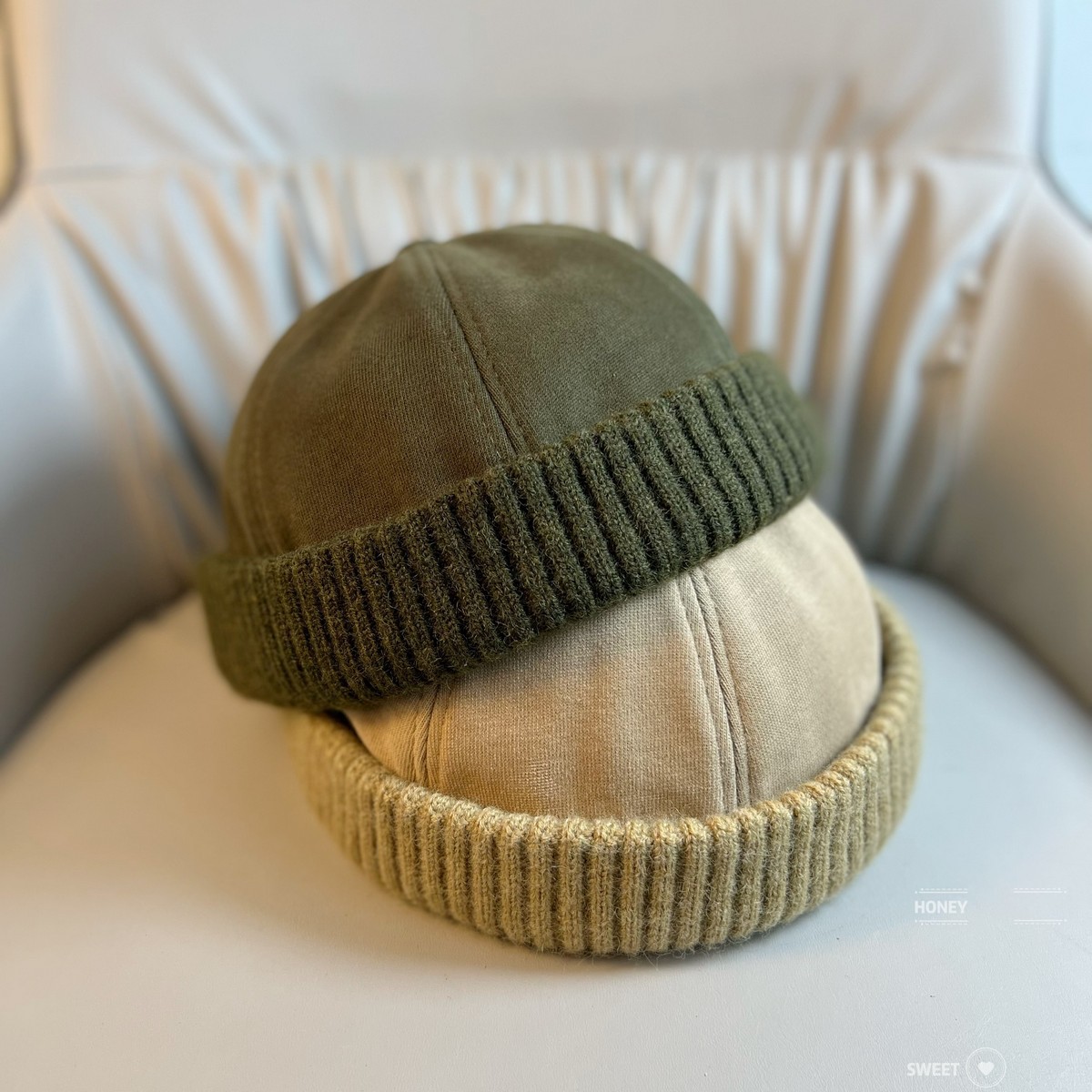 Autumn and Winter Melon Skin Hat Korean Style ins Beanie Sailor Hat Men's Casual Street Yuppie Hat Women's Fashion