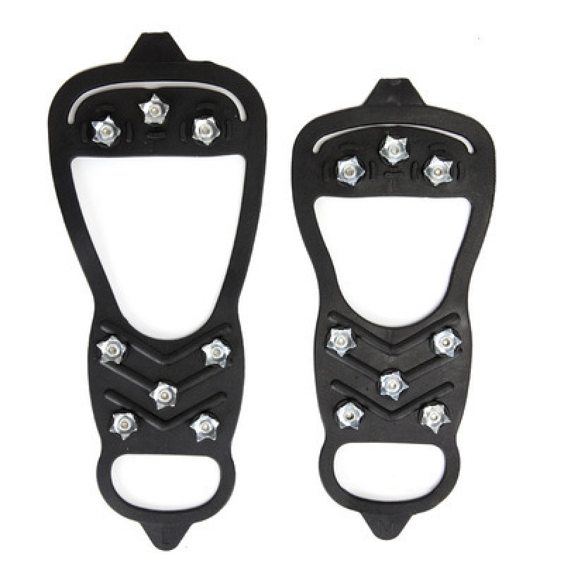 Picture of Outdoor crampons mountaineering travel 5-tooth non-slip shoe cover gourd-shaped snow non-slip shoe cover lightweight snow claw shoe nail