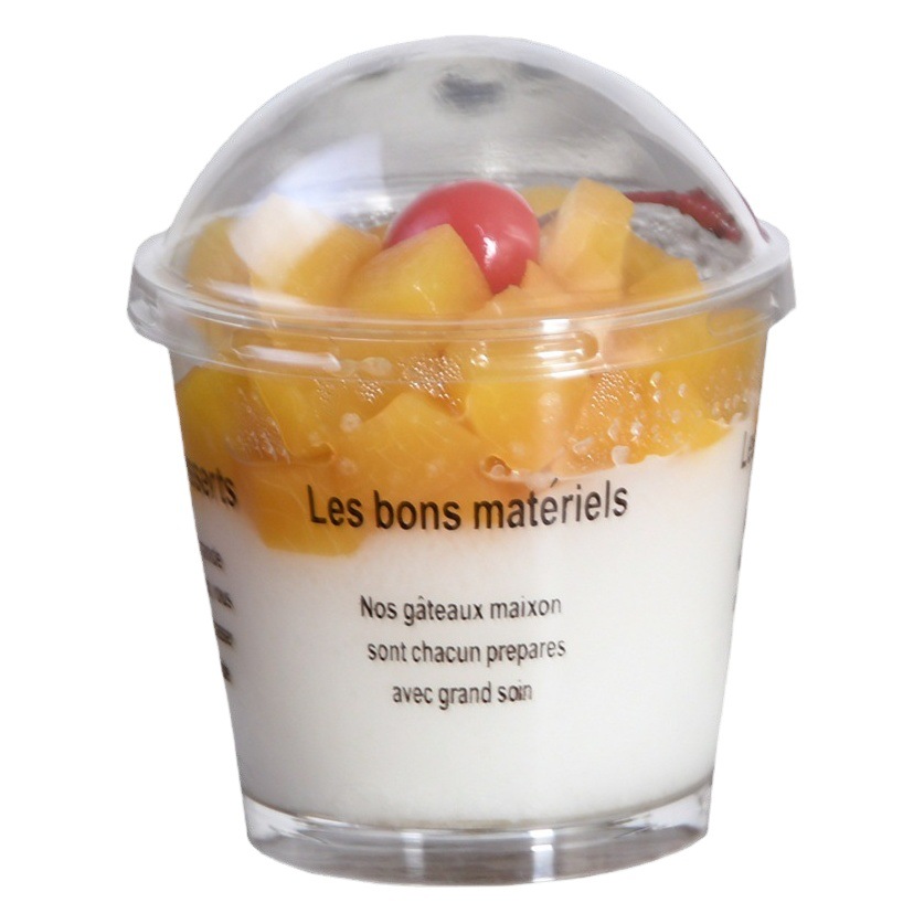 Baking utensils mold disposable transparent PET blister lid plastic cup lid cake cup lid mousse cup lid