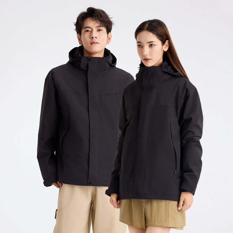 Picture of GBT32614 three-in-one men's 24 winter new windproof waterproof breathable warm coat women's custom logo