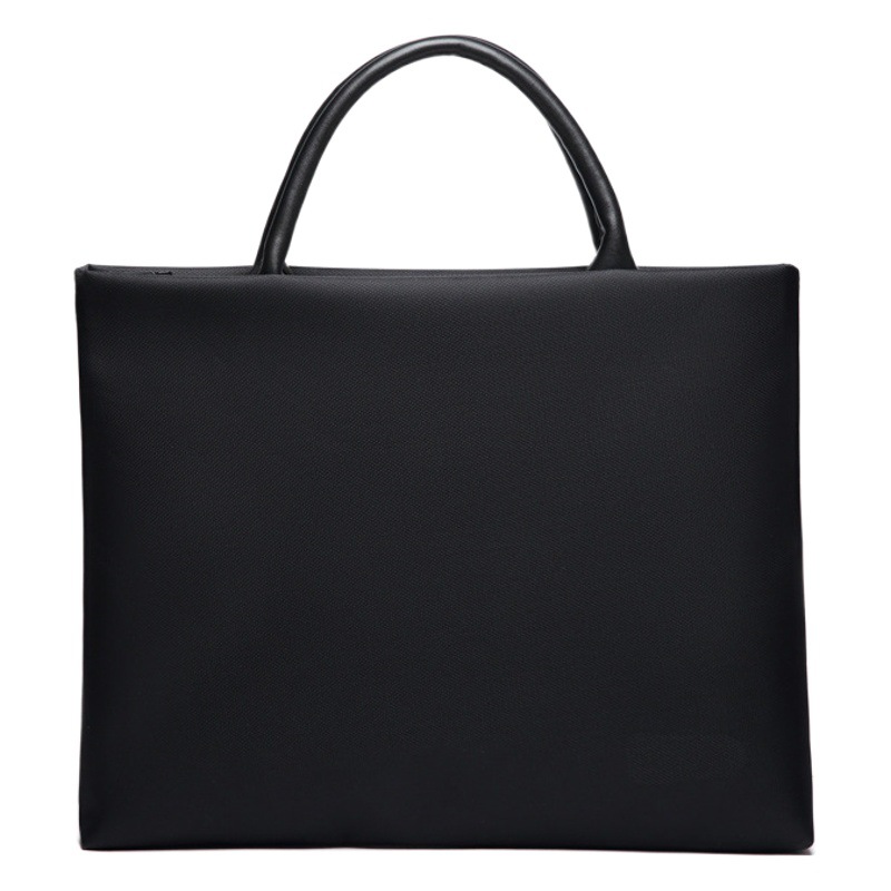 a4 Zipper Document Bag Printable Logo Portable Oxford Cloth Briefcase Women's Meeting Gift Storage Information Bag