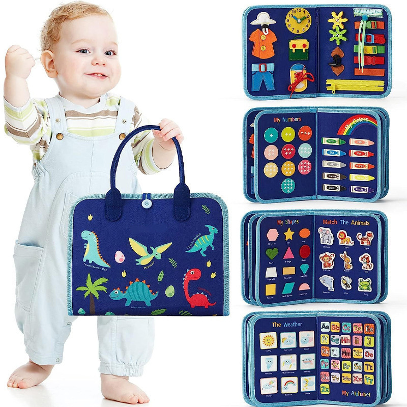 Cross-Border Felt Dressing Learning Board Felt Early Education Learning Board Busy Board Educational Board Felt Early Education Board