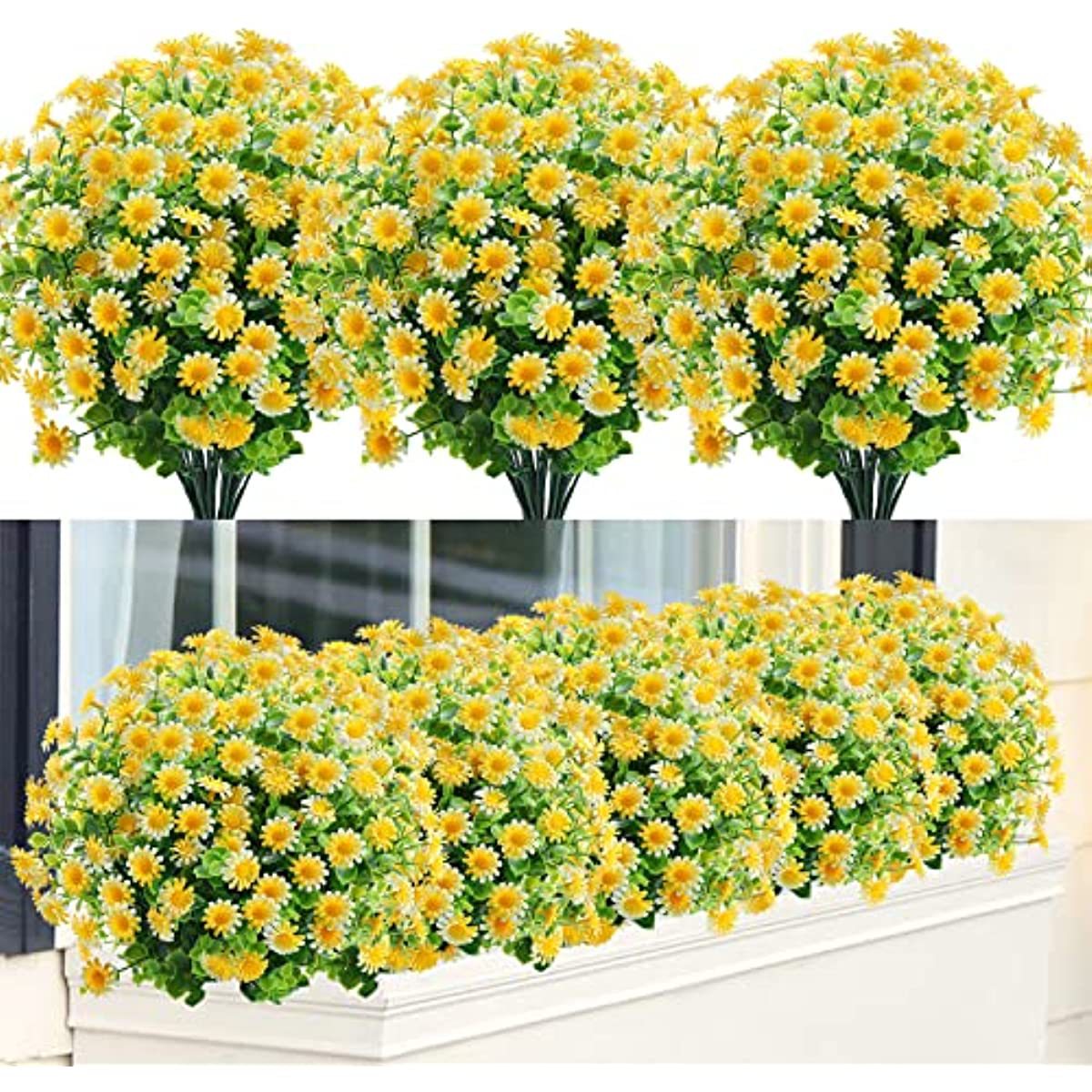 Picture of Cross-Border Simulated Plants Plastic Green Plants Simulated Flowers Indoor Courtyard Decoration Accessories Wedding Floral Desktop Ornaments
