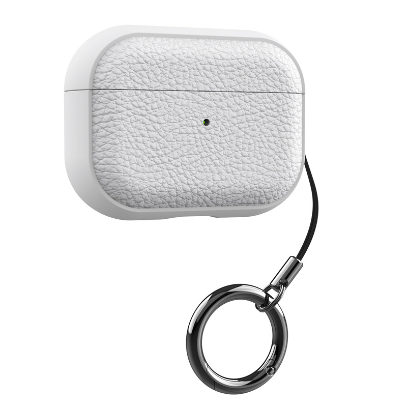 Picture of Suitable for Airpodspro3 Protective Cover Apple Pro2 Second Generation Leather Bluetooth Soft Shell Airpods4 Headphone Shell