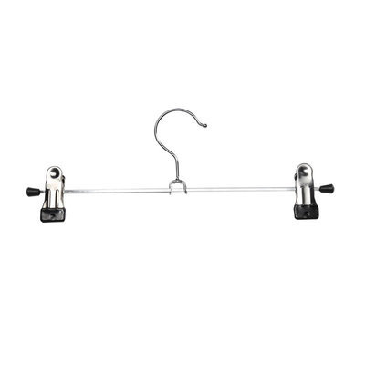 Picture of Cross-border hot sale multi-functional stainless steel trouser clip metal non-slip belt clip hanger trouser rack chrome plated galvanized wholesale