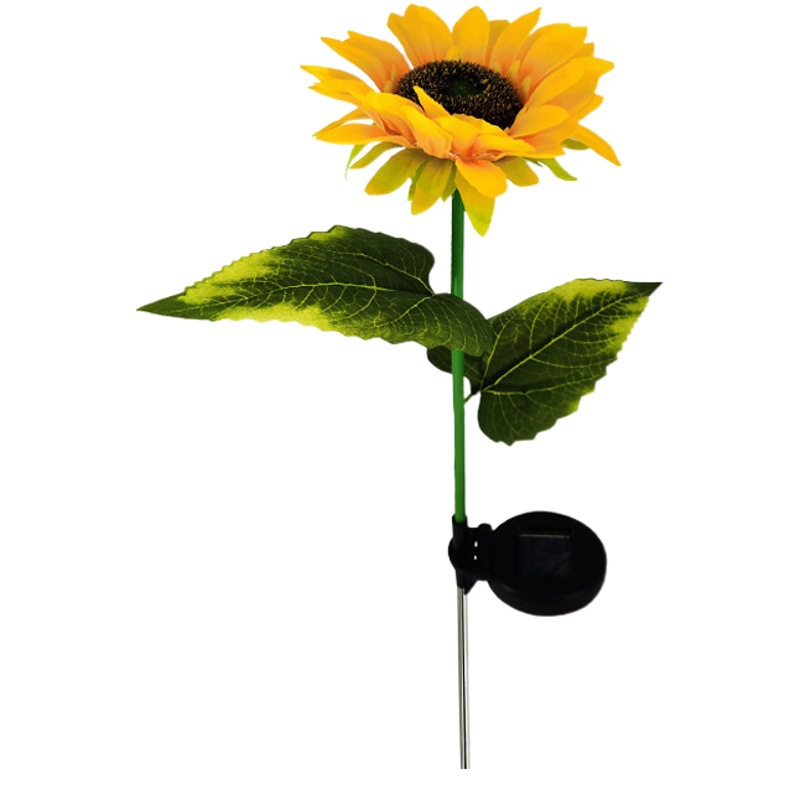 Solar Sunflower Lamp, Outdoor Courtyard Lamp, Landscape Lamp, Ground Lamp, Lawn Lamp, Simulated Flower Lamp, Garden Atmosphere Lamp