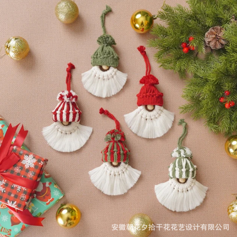 Christmas Hat Cute Creative Pendant Christmas New Year Gift Christmas Tree Jewelry Hanging Decoration Shopping Mall Window Decoration