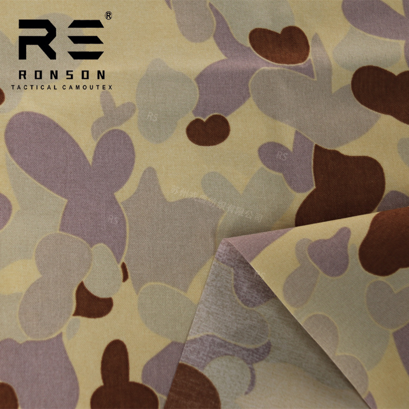 Picture of DPDU Old Australian Desert Camouflage Cloth 500D Nylon Kodura Waterproof PU Printed Oxford Fabric
