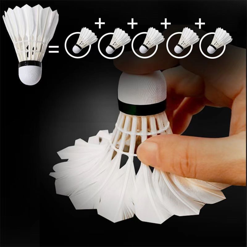 Picture of Badminton goose feather ball duck feather stable durable training competition with balls not easy to rot wholesale