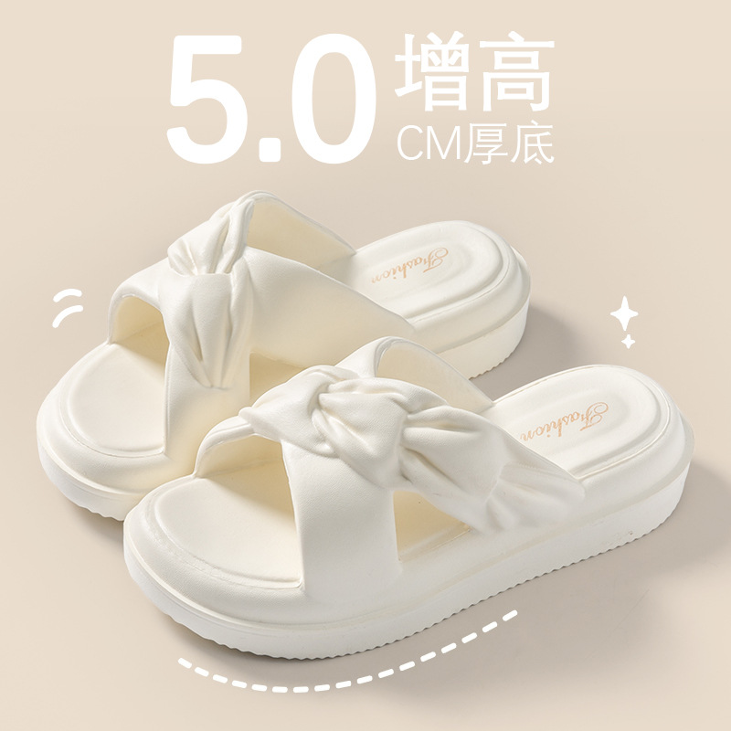 Picture of Sandals and Slippers for Women Summer 2024 New Style Outer Wear Thick Sole Height Increased Non-Slip Feeling Internet Popular Beach Slippers for Summer