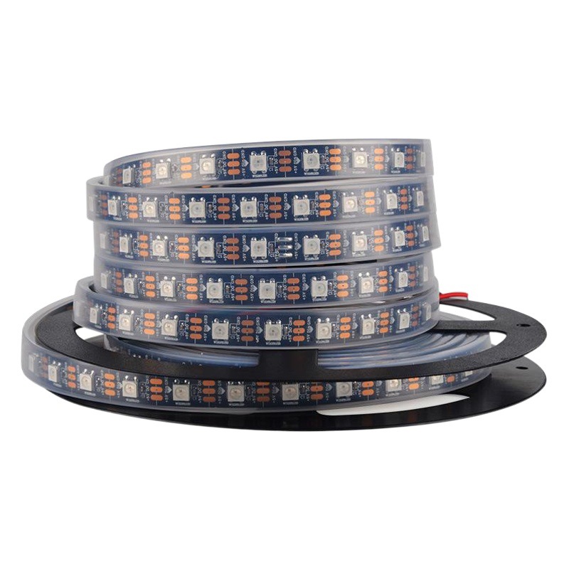 Led magic light belt ws2812 low voltage 5V waterproof light bar color changing cabinet horse running water light belt led bar self-adhesive