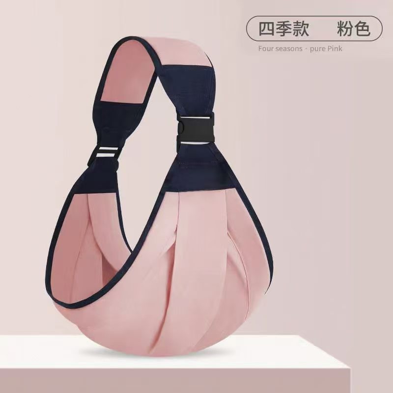 Picture of Baby slings front holding type baby young children go out simple single shoulder light four seasons go out holding baby artifact waist stool