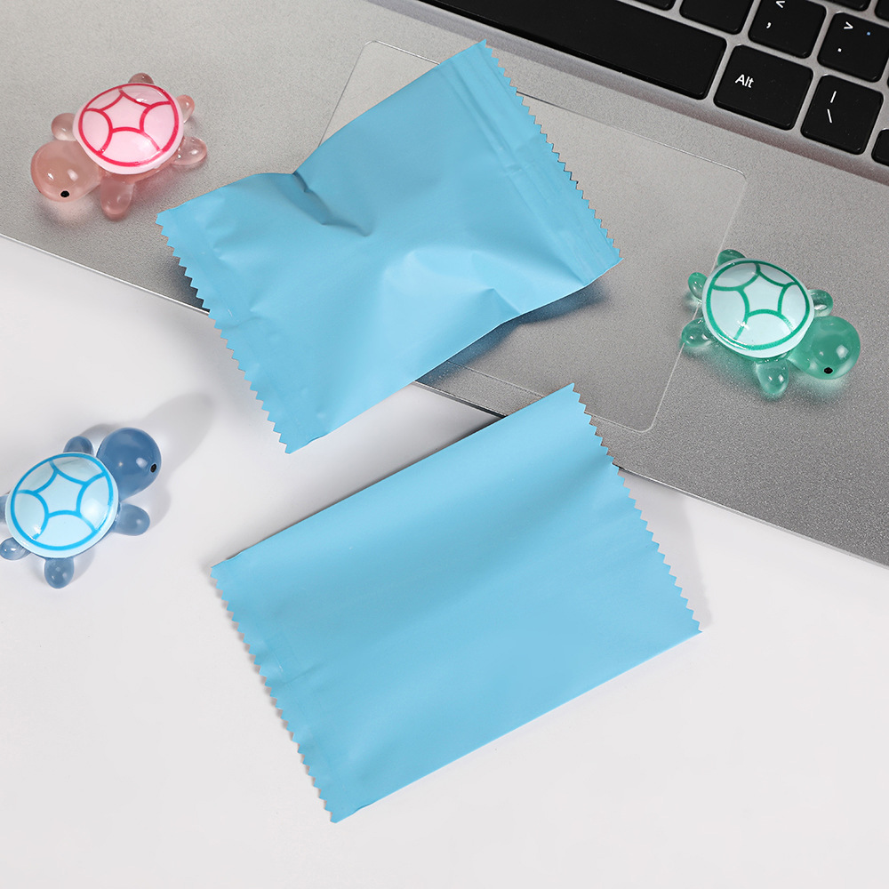Factory wholesale thick aluminum plated solid color turtle pair touch blind bag surprise blind box empty bag aluminum foil bag self-sealing bag