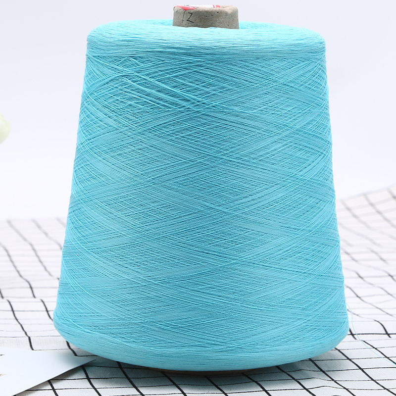 Cross-border cotton spinning 70 pieces 2-strand ring spinning mercerized singling Combed Cotton Yarn Manufacturers knitting mercerized cotton back Silk