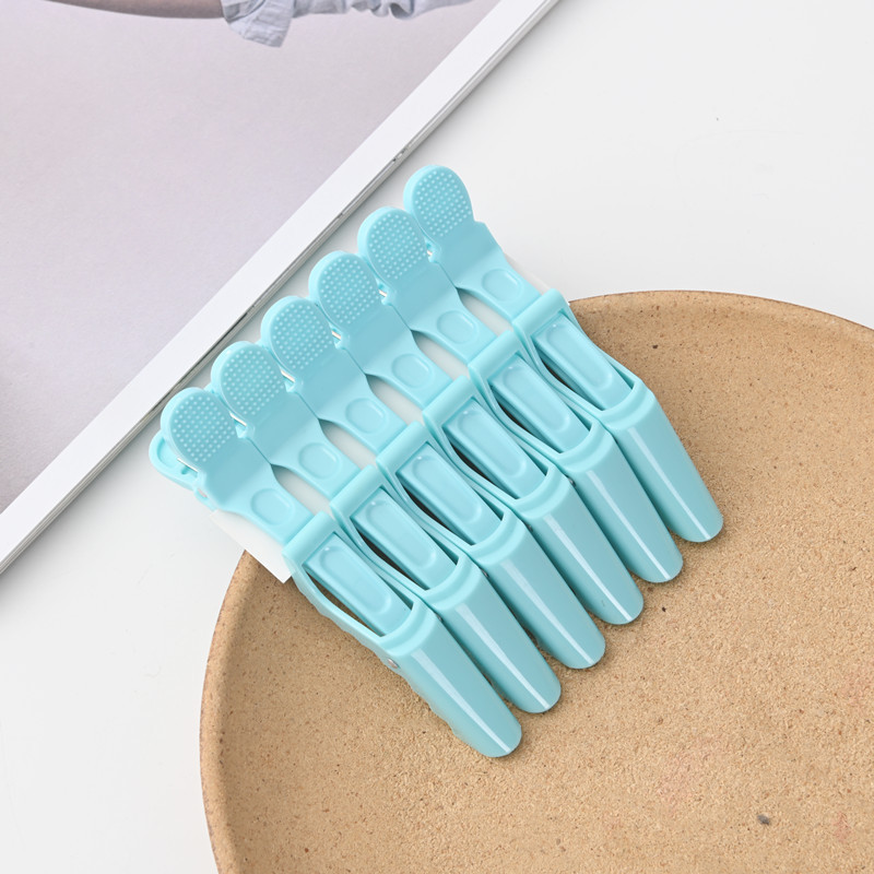 Picture of Multi-functional hair styling clip positioning partition alligator clip long mouth clip crane mouth clip curly hair stylist's choice