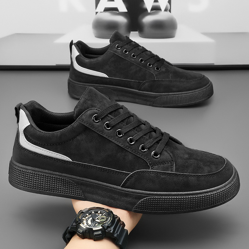 Men's shoes spring 2024 New Labor protection shoes men's construction site work non-slip board shoes trendy all-matching sports casual shoes men