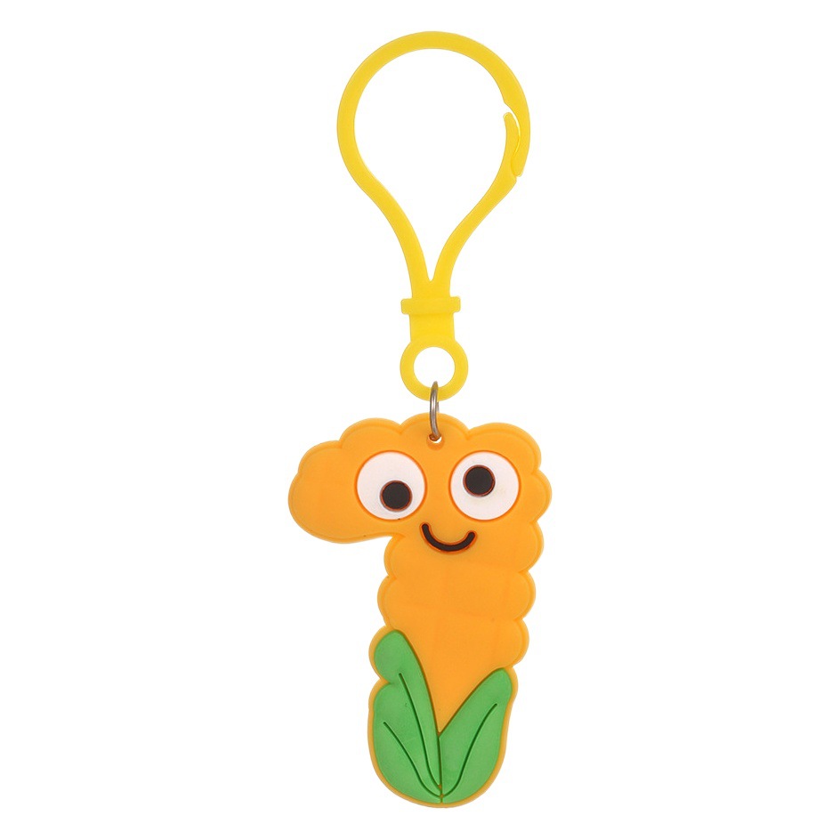 Cross-Border Addition, Subtraction, Multiplication and Division Digital Keychain Creative Cartoon Children's Fruit and Vegetable Car Pendant Key Chain Gift