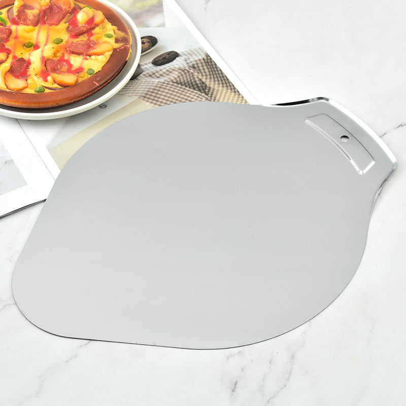Factory wholesale stainless steel pizza shovel cake safety transfer shovel bottom pallet pizza shovel cake baking tools
