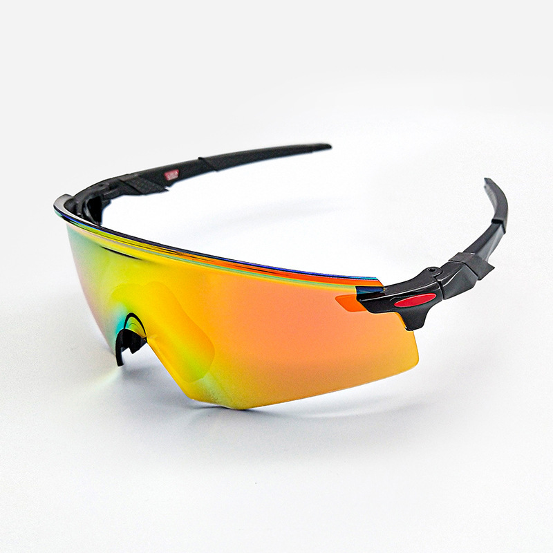 Cross-border outdoor windproof riding glasses fashion colorful running sunscreen sunglasses bicycle large frame sports