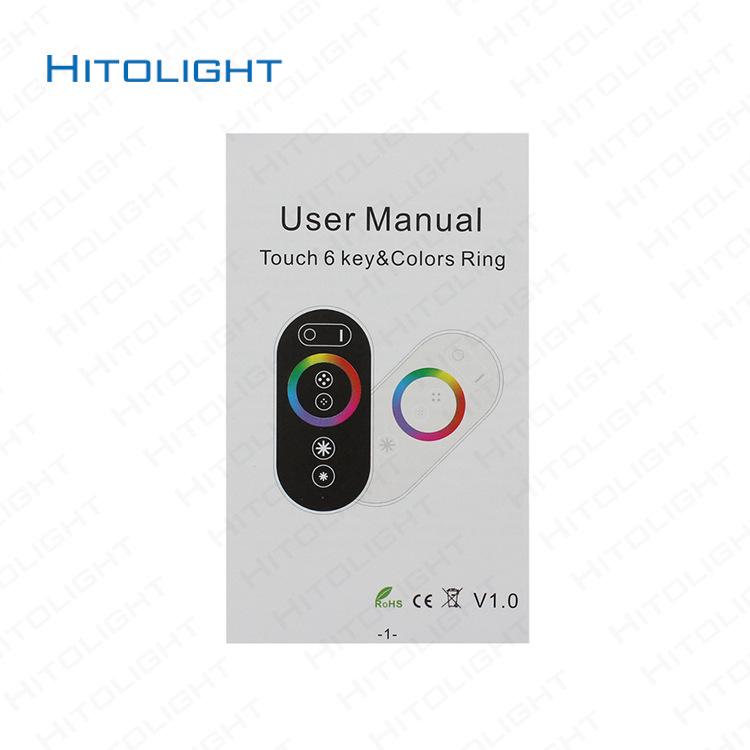 Picture of Xilai lamp RF wireless RF touch led controller GT666 colorful RGB light with high power 18A remote control