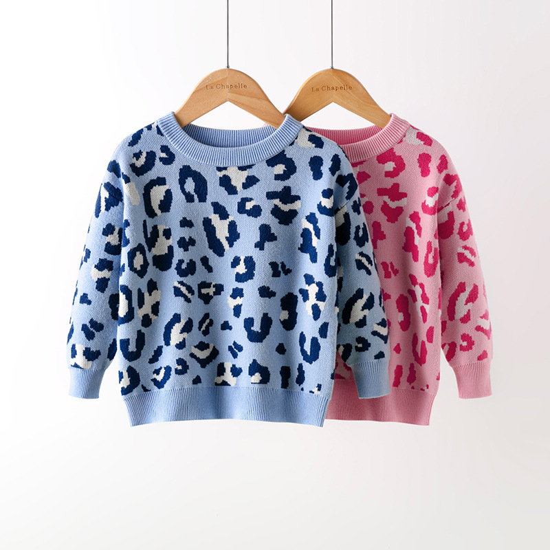 Picture of Factory wholesale boys' cartoon bottoming pullover girls' round neck Christmas sweater children's Korean-style European and American children's clothing
