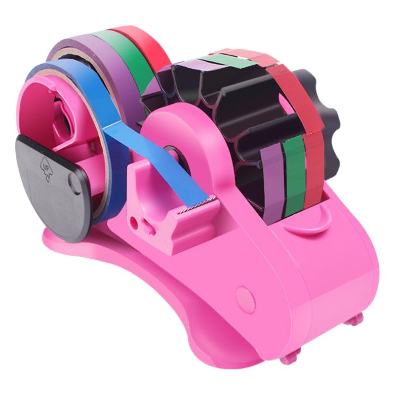 Large multi-functional tape holder cross-border explosions stationery office plastic table sealer transparent tape cutter wholesale