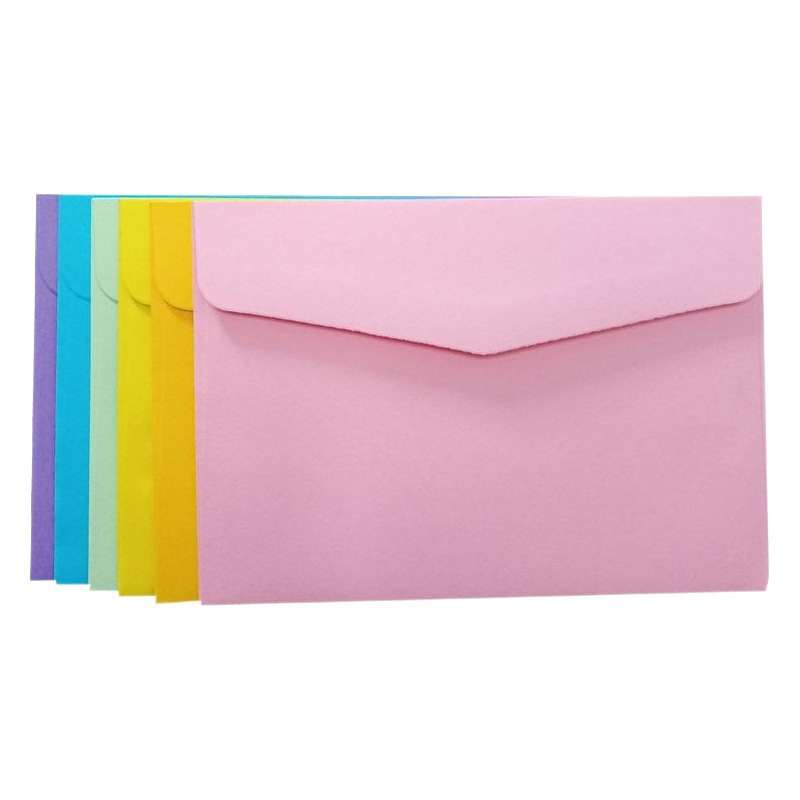 Picture of Factory spot envelope 16*11cm white envelope European envelope 120g white kraft paper greeting card envelope