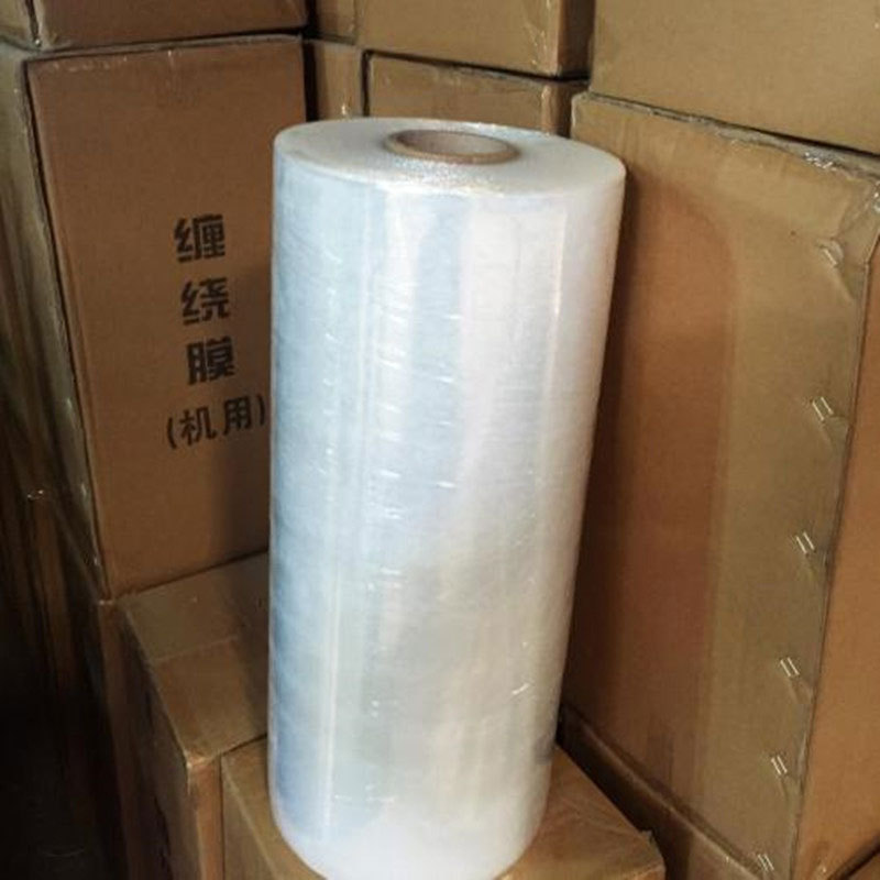 Picture of PE Winding Film Puncture Resistant Tensile Tray Reinforcement Film Moving Protective Film Plastic Wire Film Packing Winding Film