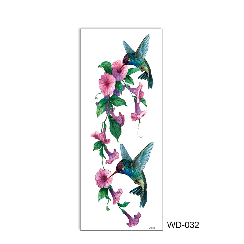 Picture of Full Arm Tattoo Sticker Cross-border New Waterproof Sweat Simulation Cross Buddha Black and White Colorful Personality Full Arm Temporary Tattoo