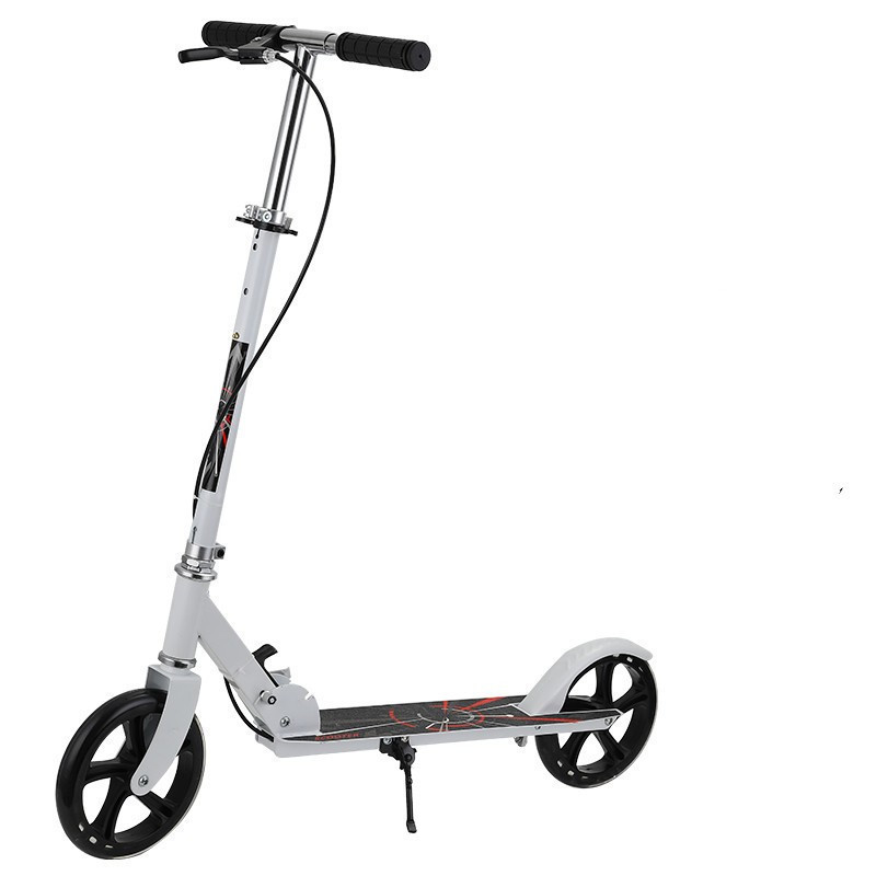 Picture of Scooter adult Scooter Youth big wheel two wheel two wheel foldable city adult hand brake for walking
