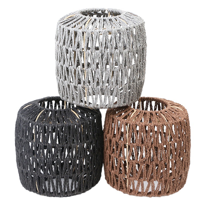 Various specifications of handmade paper rope lampshade diy leisure personality characteristics hot pot home stay creative chandelier decoration wholesale