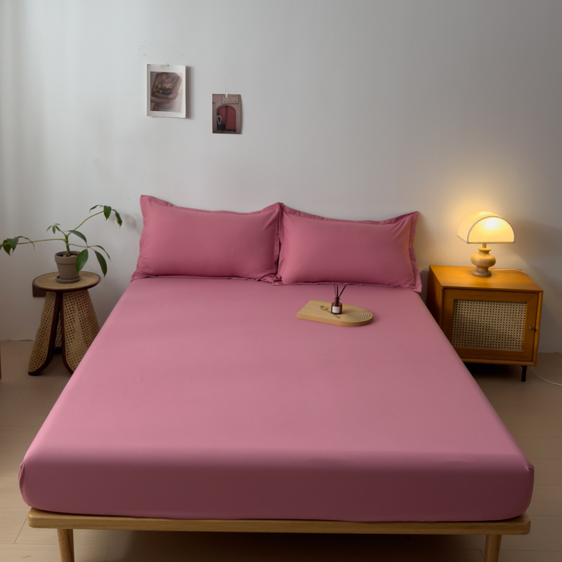 Picture of Cotton Mattress Cover Non-Slip Fixed Bed Cover Single-Piece Bed Sheet Bedspread Simmons Protective Cover Height Mattress Cover