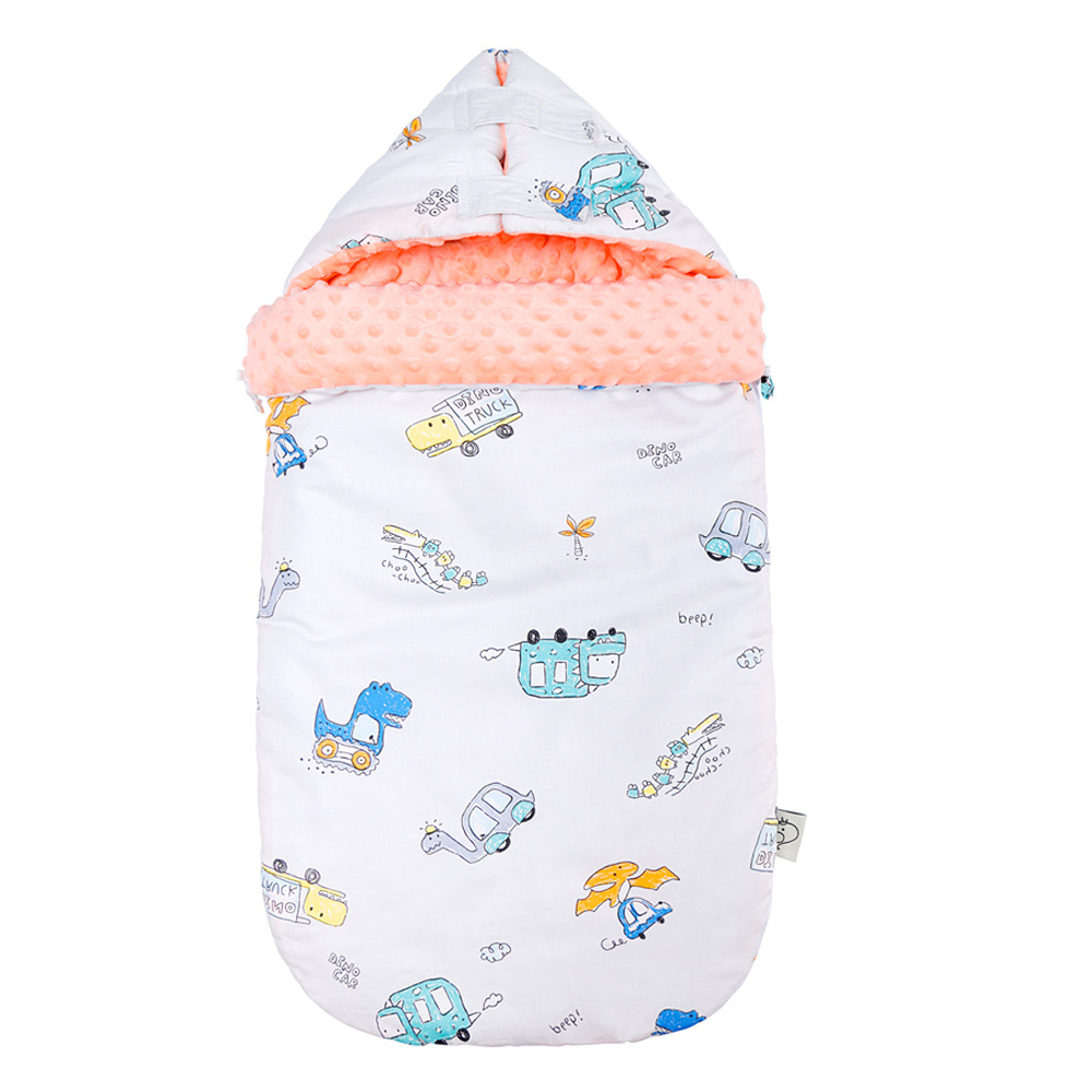 Picture of Baby Doudou Blanket Cotton Thickened Anti-startling Baby Sleeping Bag Autumn and Winter Dual-use Newborn Sleeping Bag Wholesale