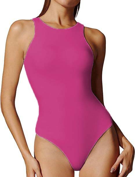 Picture of Cross-Border European and American Style Sports Jumpsuit Round Neck Slim Jumpsuit Outer Wear Milk Silk Clothing Top Hot Girl