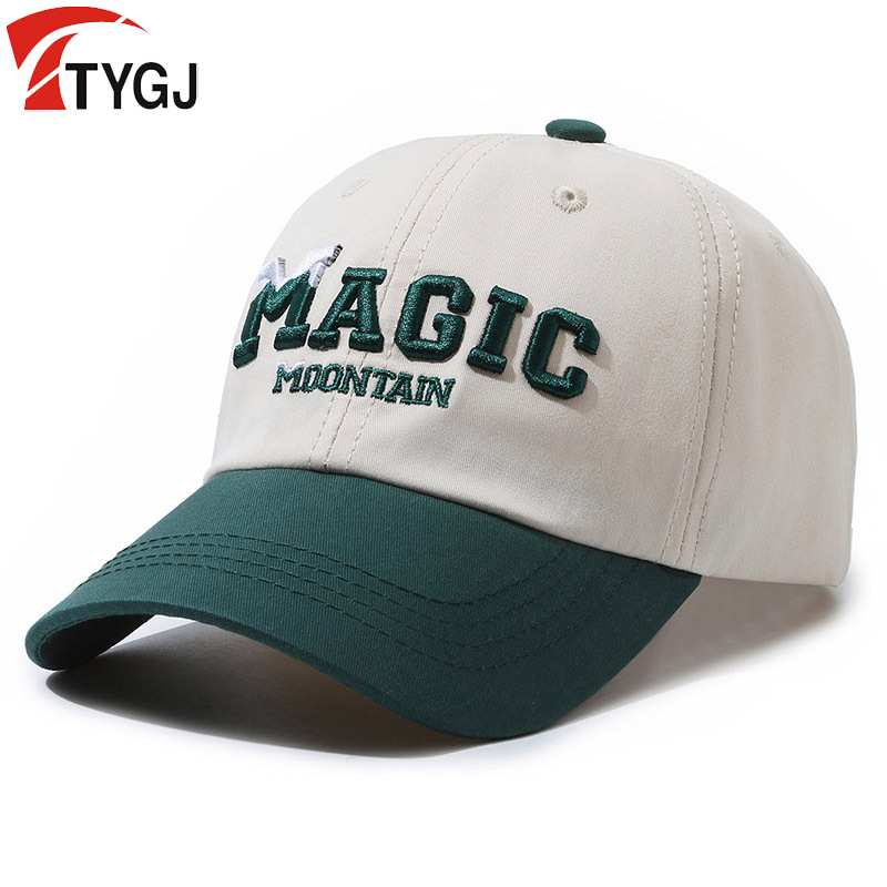Golf Hats for Kidsren, Boys and Girls, Youth Sun Protection Ball Caps, Peaked Caps, Letter Contrasting Baseball Hats