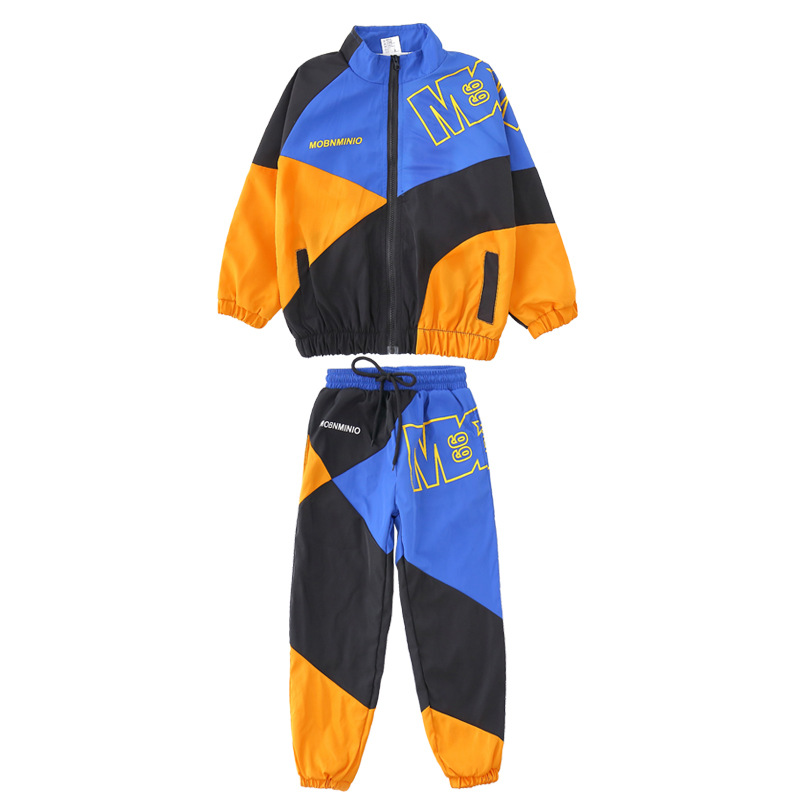 Picture of Children's hip-hop suit for boys hip-hop trendy autumn clothes hiphop hip-hop clothes for girls handsome children's costume performance