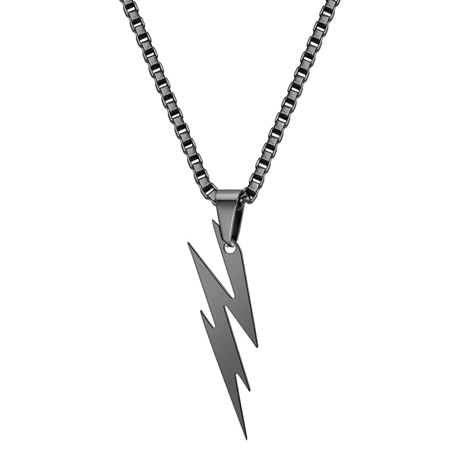Picture of 2021 European and American Cross-Border New Accessories Men's Trendy Brand Necklace Titanium Steel Flash Pendant Hip-Hop Stainless Steel Jewelry