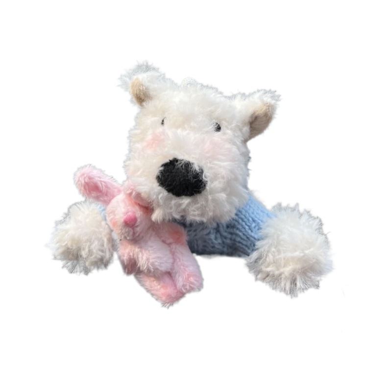 Picture of New jellycat pendant cute West Highland pendant keychain puppy bag doll plush schoolbag ornaments