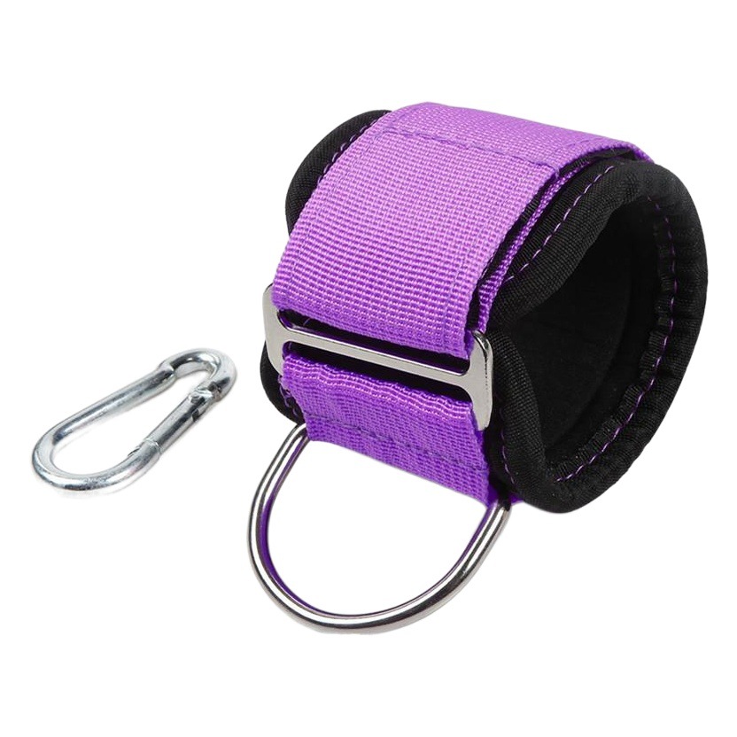 Fitness leg hip training leggings buckle elastic rope gantry rope with cotton ankle buckle calf strap