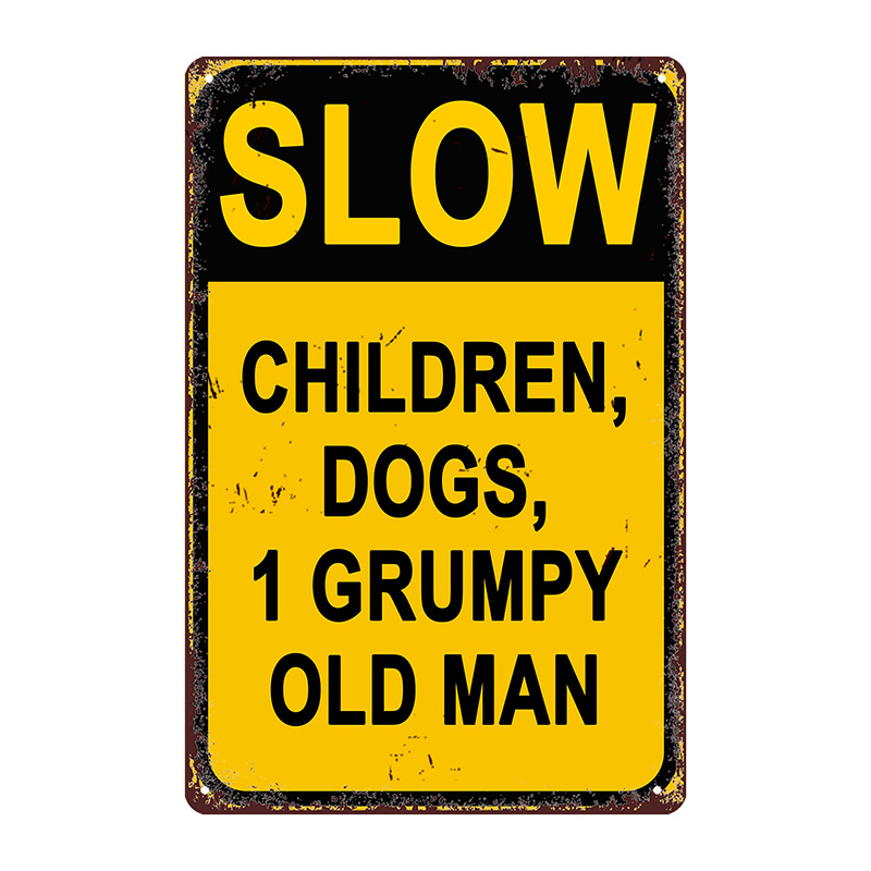 Picture of Cross-Border Hot-Selling Retro Warning Signs No Smoking American Iron Paintings Art Home Posters Decorative Paintings