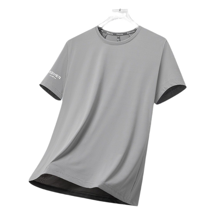Summer round neck short sleeve T-shirt outdoor fitness trainer quick-drying sportswear yoga T-shirt printed logo short sleeve top women