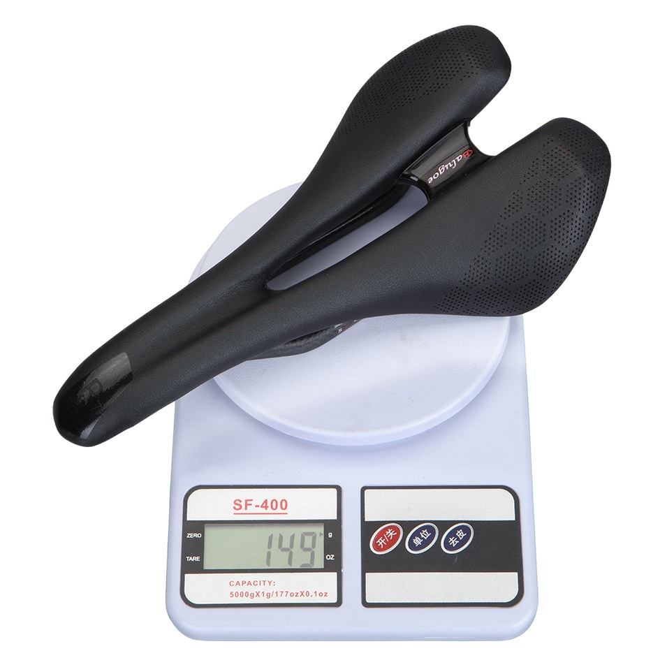 Picture of BALUGOE R7 Cushion Hollow Carbon Fiber Bow Saddle Highway Carbon Fiber Self-contained Cushion Seat Bag Bicycle Carbon Bow