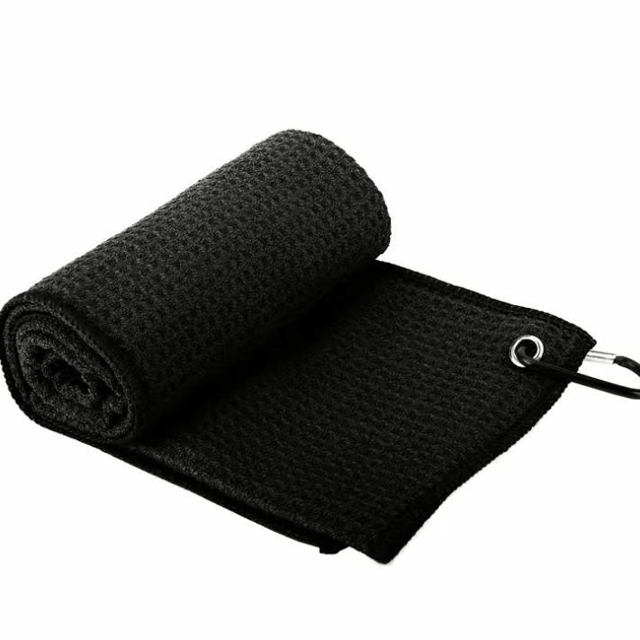Picture of Multicolor golf towel cross-border in stock microfiber waffle pineapple grid towel ball towel golf towel