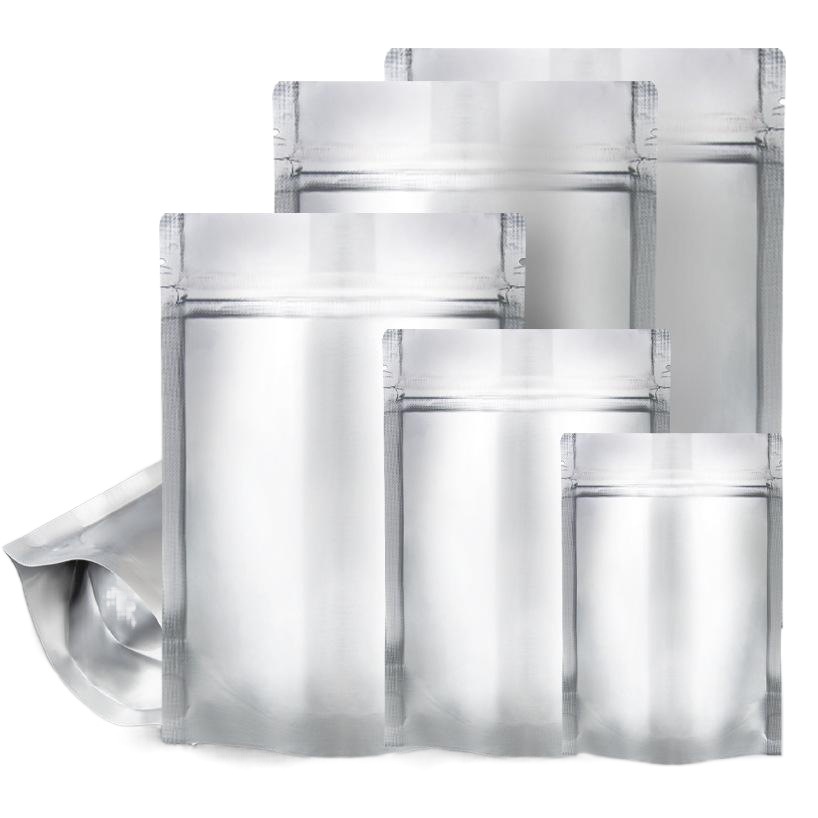 Factory wholesale aluminum foil bag self-standing self-sealing packaging bag printable tea nut food vacuum bag aluminum foil bag