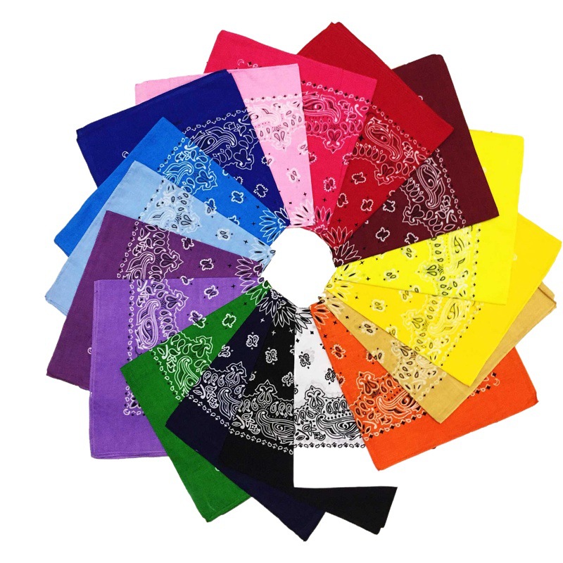 Cross-border cotton headscarf sunflower Bandana scarf outdoor printed cotton square towel spot wholesale print log